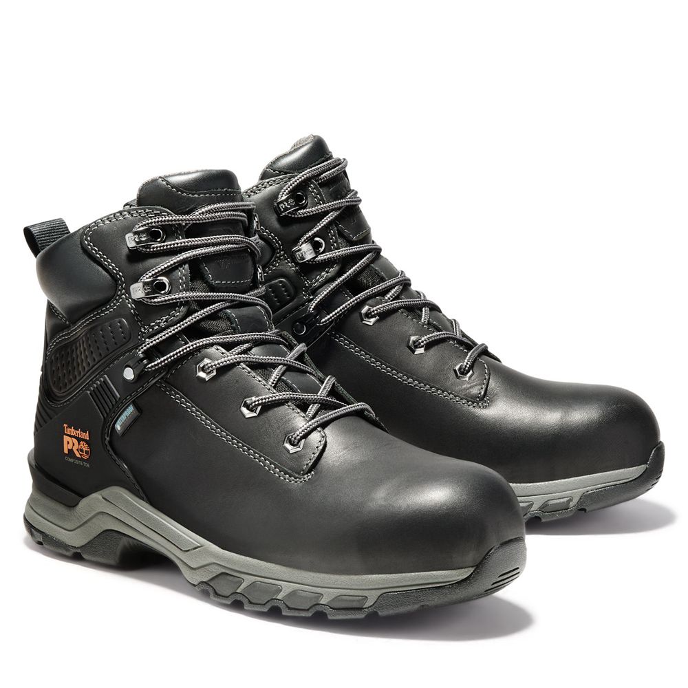 Botas de Trabajo Timberland Hombre Pro® Hypercharge 6\" Comp Toe Negras - Chile WEH-847569